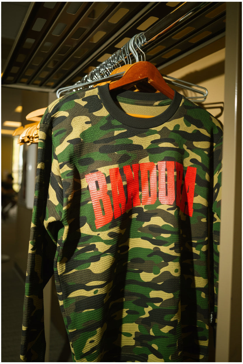 US CAMO THERMAL (DEPOP COLLAB US DROP🇺🇸)