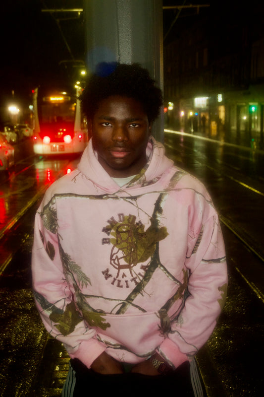 PROTECT THE SHIELD PINK CAMO SOLDIER HOODIE