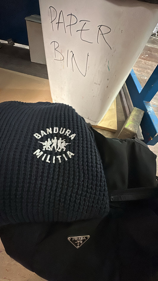 [PRE-ORDER/APPOINTMENT] KNIT SPLY SWEATER BLACK/GREY