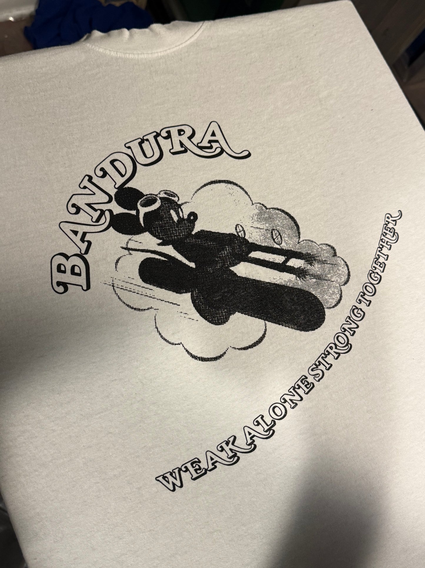 MICKEYS MILITIA TEE 🤺 - WHITE/GREYSCALE (POP UP DROP)