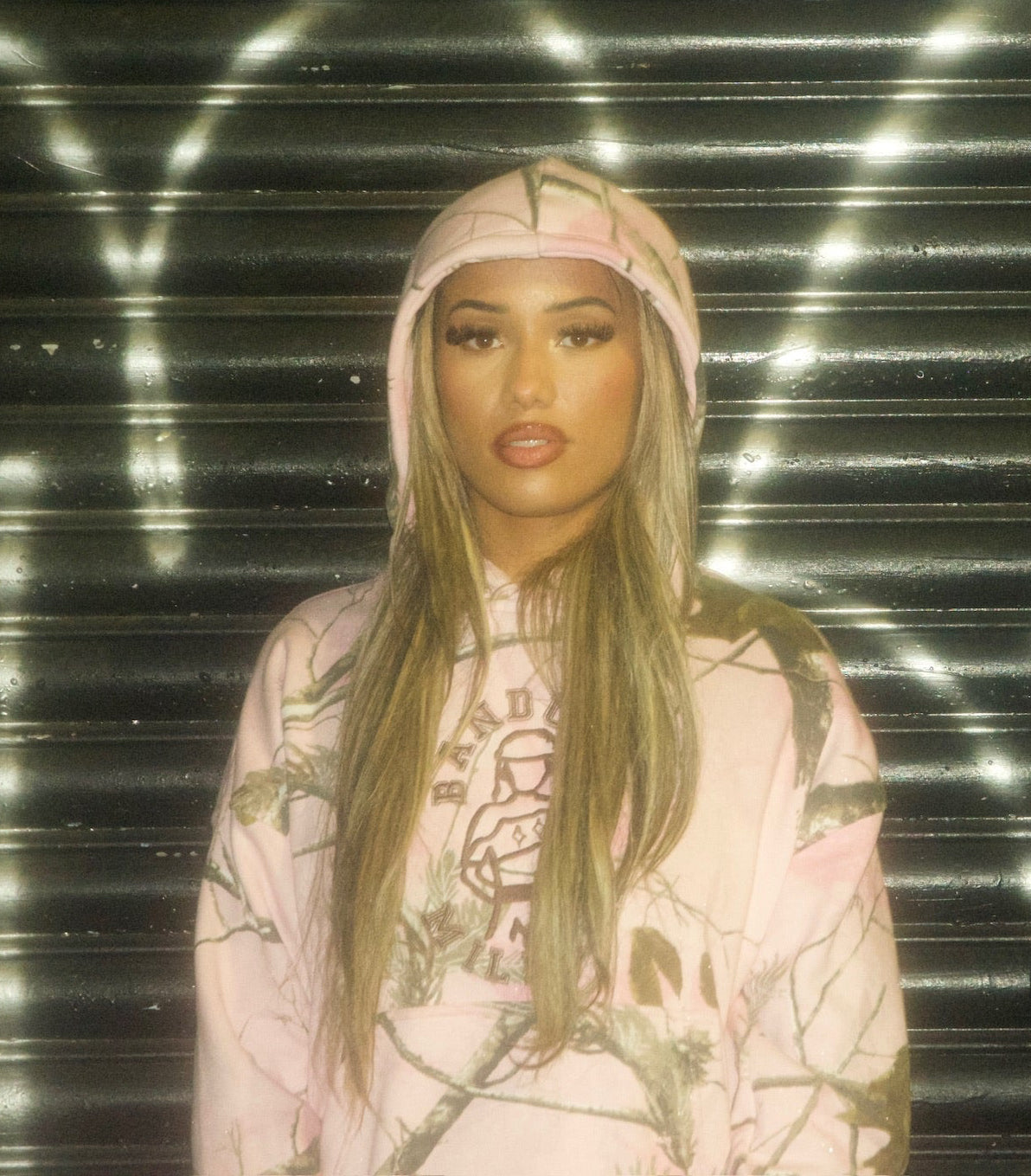 PROTECT THE SHIELD PINK CAMO SOLDIER HOODIE