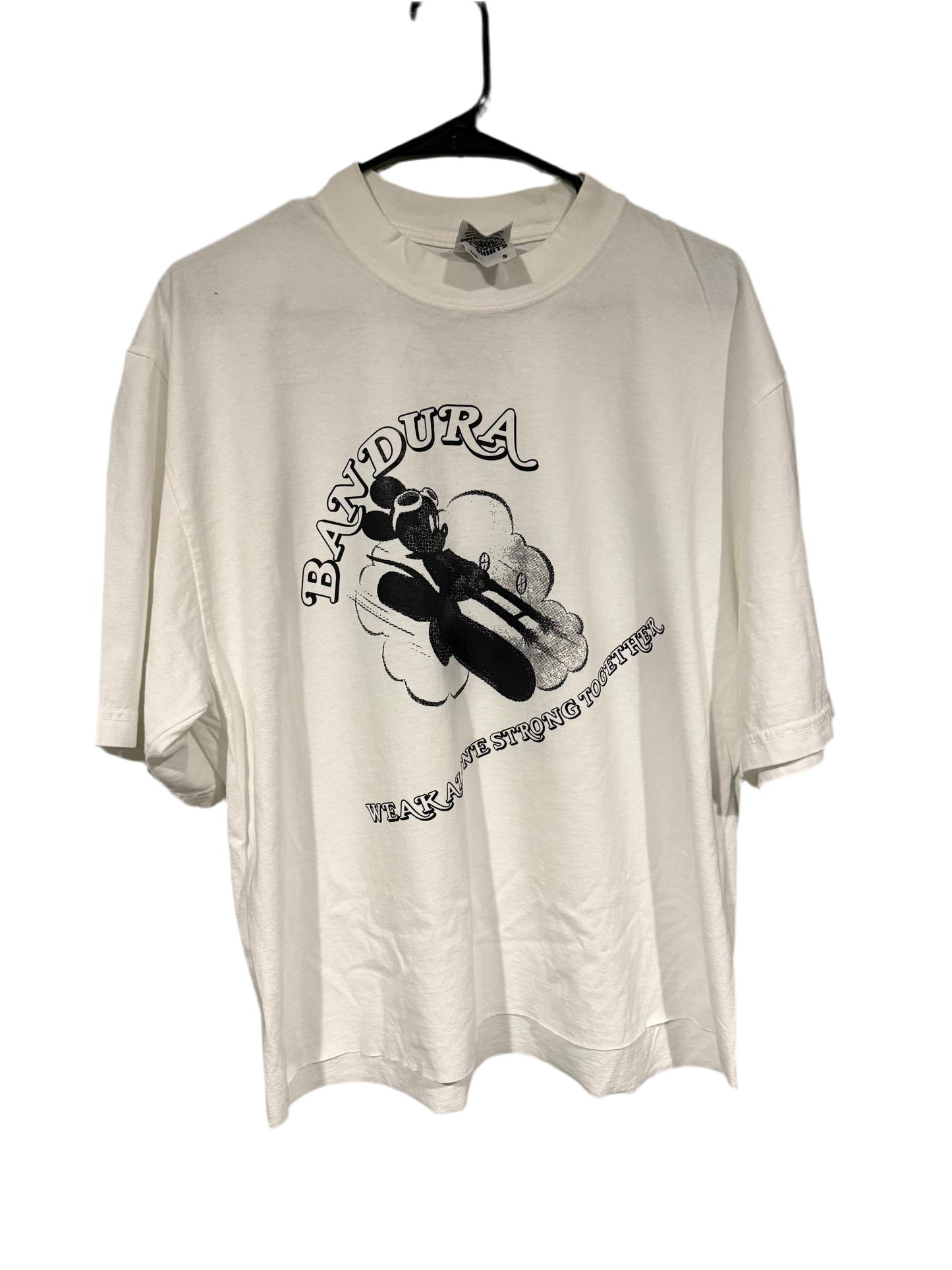 MICKEYS MILITIA TEE 🤺 - WHITE/GREYSCALE (POP UP DROP)