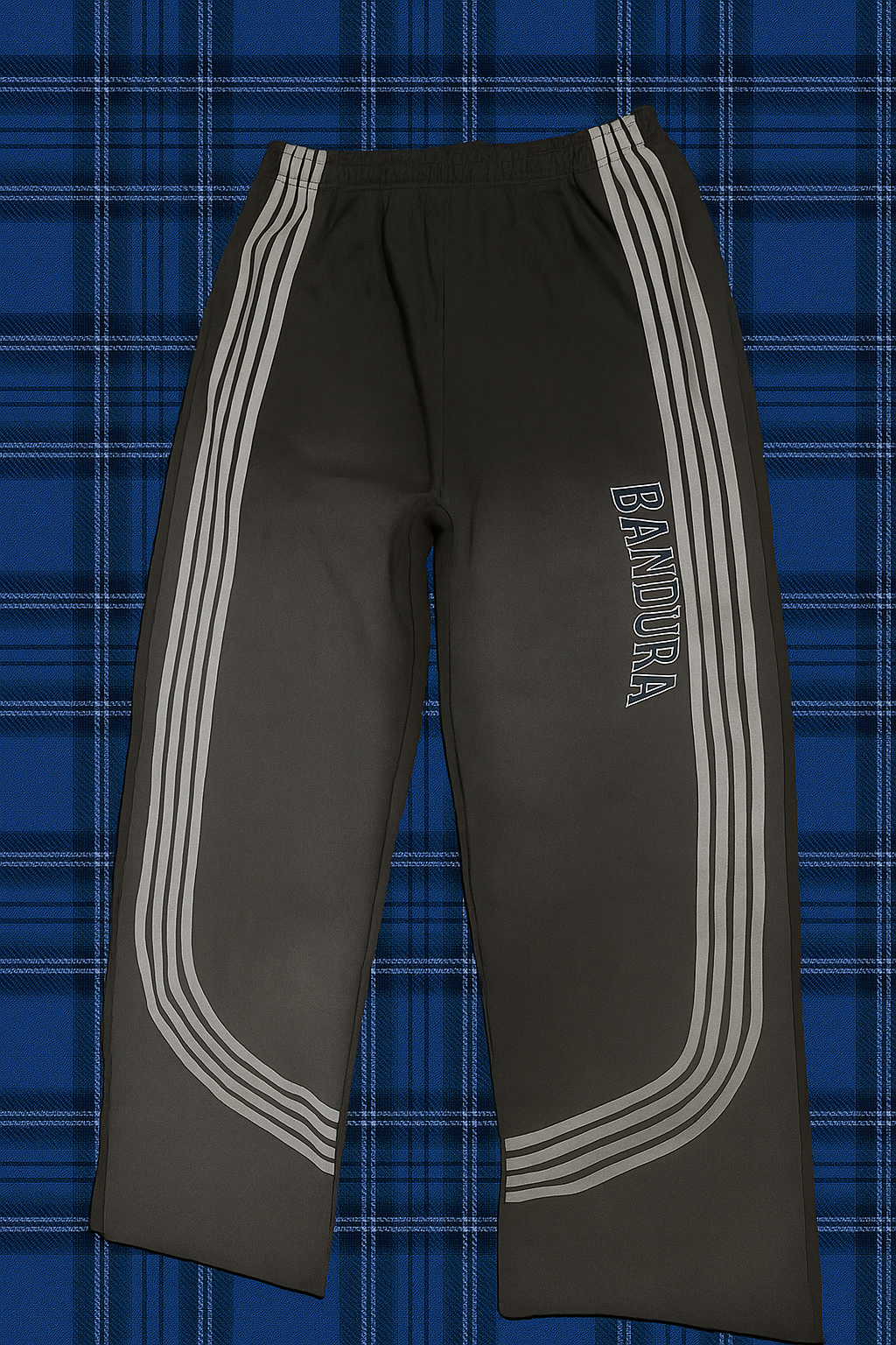 [PRE-ORDER] BANDURA SHIELD TRACK SWEATS V2 BLACK/GREY/TARTAN