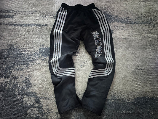 BANDURA SHIELD TRACK SWEATS V2 BLACK/GREY/TARTAN