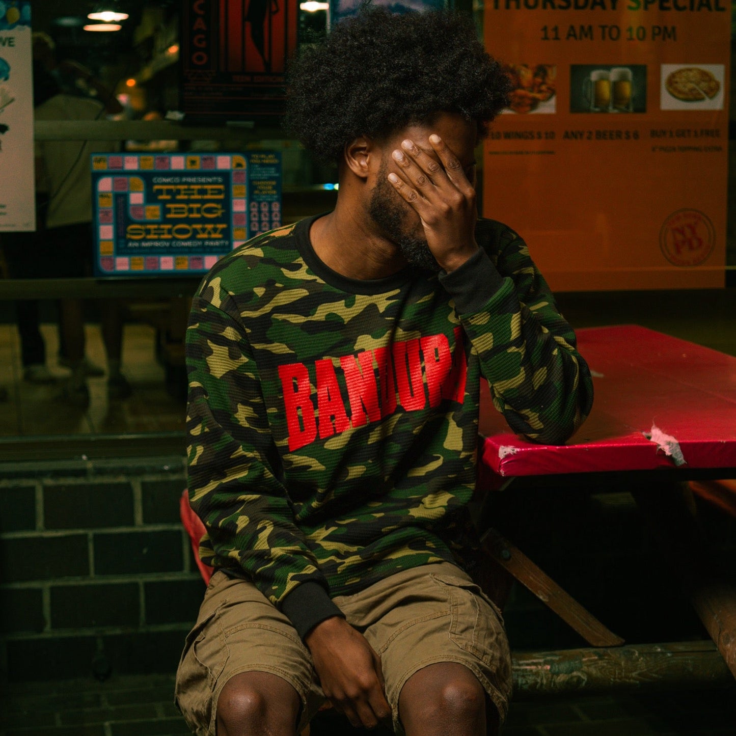US CAMO THERMAL (DEPOP COLLAB US DROP🇺🇸)